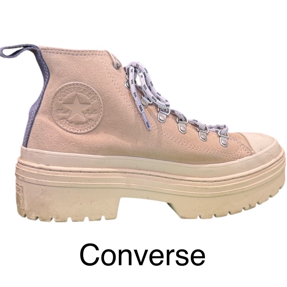 Converse Women's Platform Sneakers - Beige